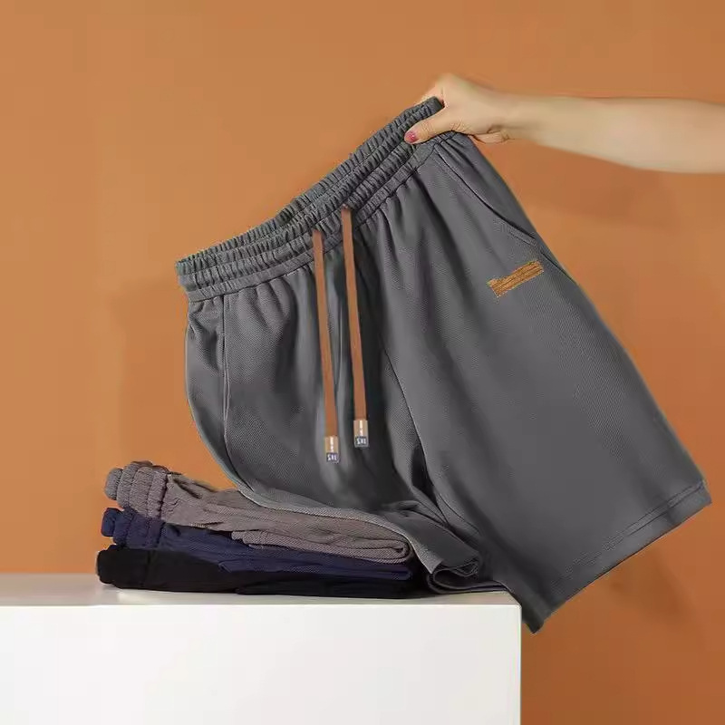 Ice Silk Shorts Men's Summer Outer Wear Basketball Men's Pants 2024 New American Style Fashion Brand Casual Pants Ice Silk Shorts Men's Summer Outer Wear Basketball Men's Pants 2024 New American Style Fashion Brand Casual Pants