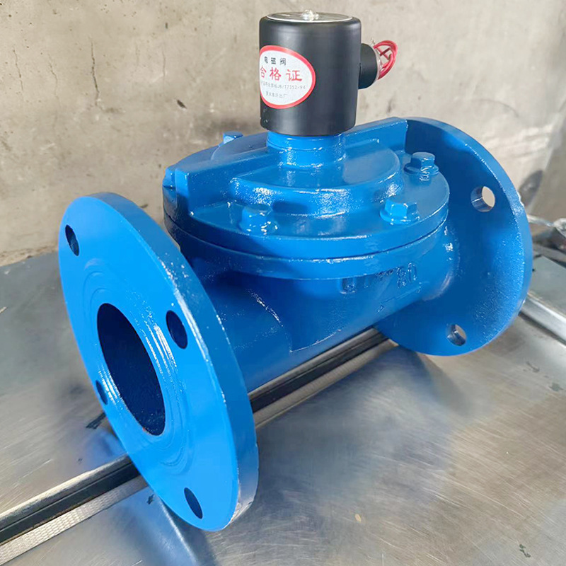 定制切断电磁阀常开铁芯球墨铸铁电磁阀气动控制阀河北厂家批发