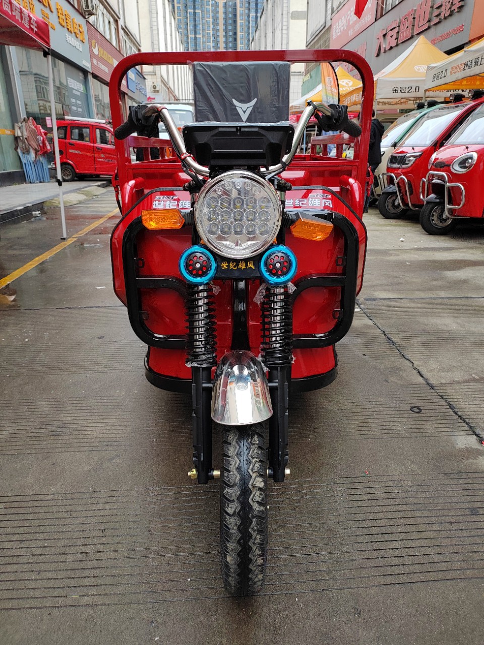 国外出口电动三轮车老人出行代步车小型货车外贸