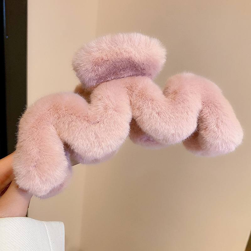 Peluche oversize, forcina per capelli Cloud, volume per capelli, dopamina, dolce ricciolo per capelli, accessorio per capelli con clip a forma di squalo_voghion.com
