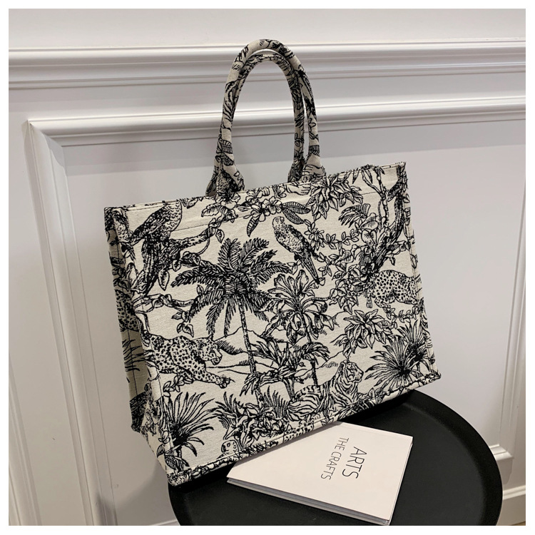 275g Weight Canvas Lining Material Open Closure Type Single Shoulder Strap Strap Type Messenger Bag Bags Type Shopping Occasion Canvas Material Solid Color Pattern All Seasons Season Women's Gender Vintage Style Style Square Shape Black Color Medium Size Large-capacit Canvas Bag College Students Tote Bag 21