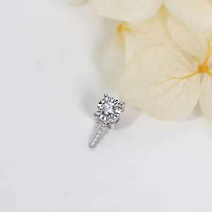 Shi Fuyuan 18K White Gold Diamond Car Flower Pendant Au750 Necklace Princess Style Pearl Accessories Factory Direct Supply Wholesale