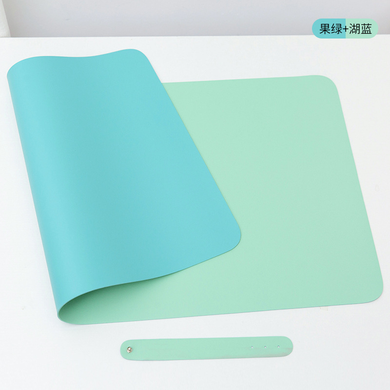 デスクパッド革マウスパッド大型防水防汚学生学習デスクパッドノートブックパッド PVC キーボードパッド|undefined