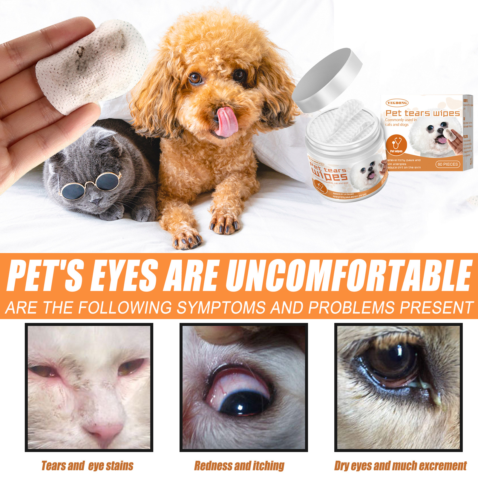 Yegbong Pet Wet Wipes