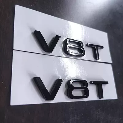 Car logo A7 modified front grille, four-ring - standard-v8t1