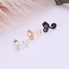 Fashionable ear clips, earrings, Japanese and Korean, simple and elegant design, no pierced ears