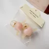 Белый захват с сердцем, 2 шт.