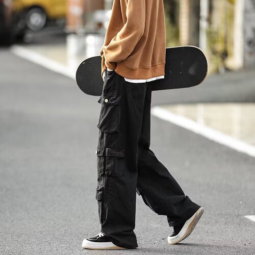 American fashion brand assault pants men's spring and autumn new high street vintage functional style tooling casual pants