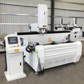 铝型材铣床数控钻铣床1200一体机多功能钻孔铣槽设备厂家