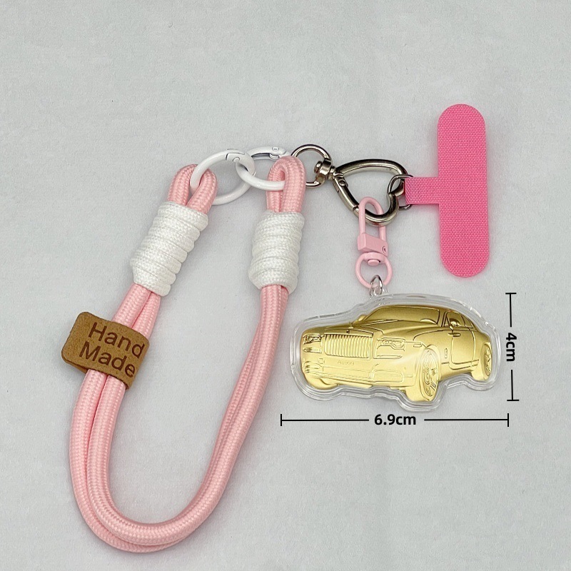 金猫キーホルダー 純金999 かわいいKTペンダント 携帯電話チェーン 金の名誉ある成功バッグチェーン 車飾りアクセサリー|undefined