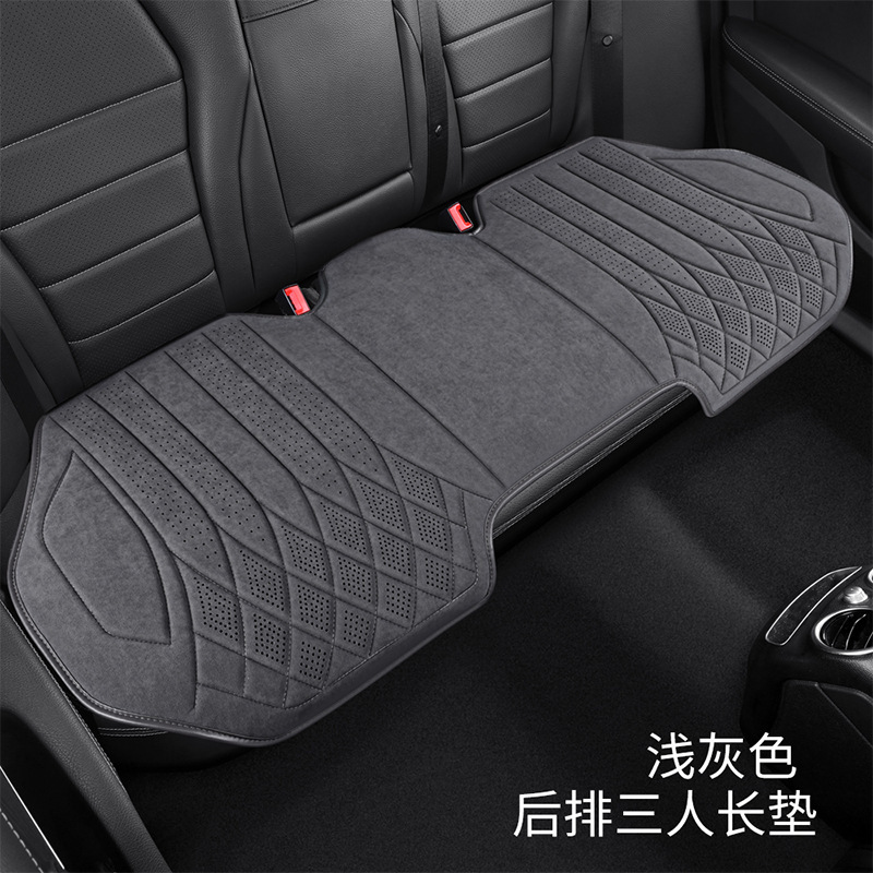 四季通用の自動車座布団の通気性の座布団のファッションの軽い豪華なスエードの車のマットの秋の冬のぬいぐるみの座布団|undefined