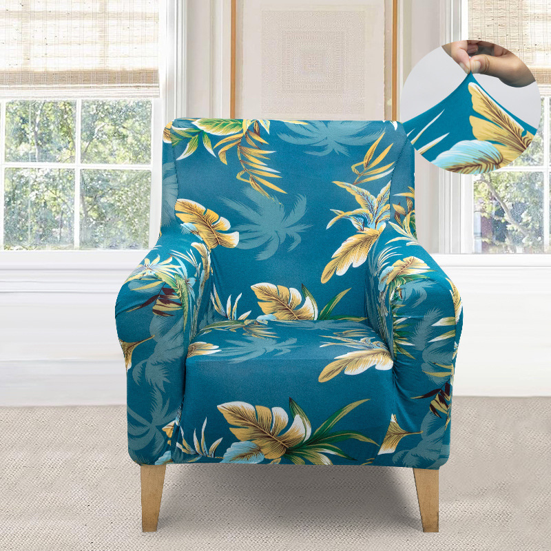 Qianjia All-season Printed Stereo All-inclusive Sofa Cover Set Armrest Back Sofa Cover Cross-border