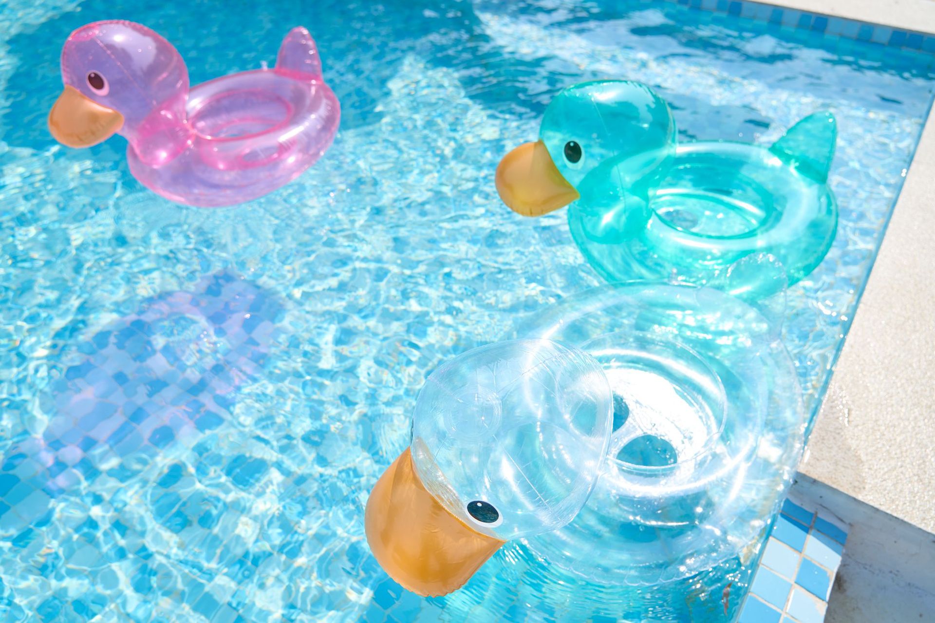 Cute Duck Pvc Swimming Accessories display picture 1