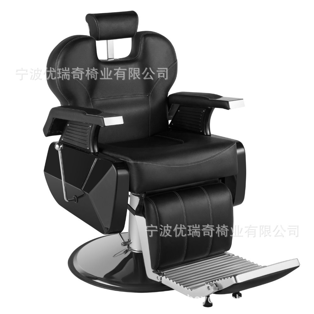 Silla de barbería transfronteriza silla de barbería cómoda silla de corte de pelo de acero inoxidable comercio exterior al por mayor muebles de peluquería image 15
