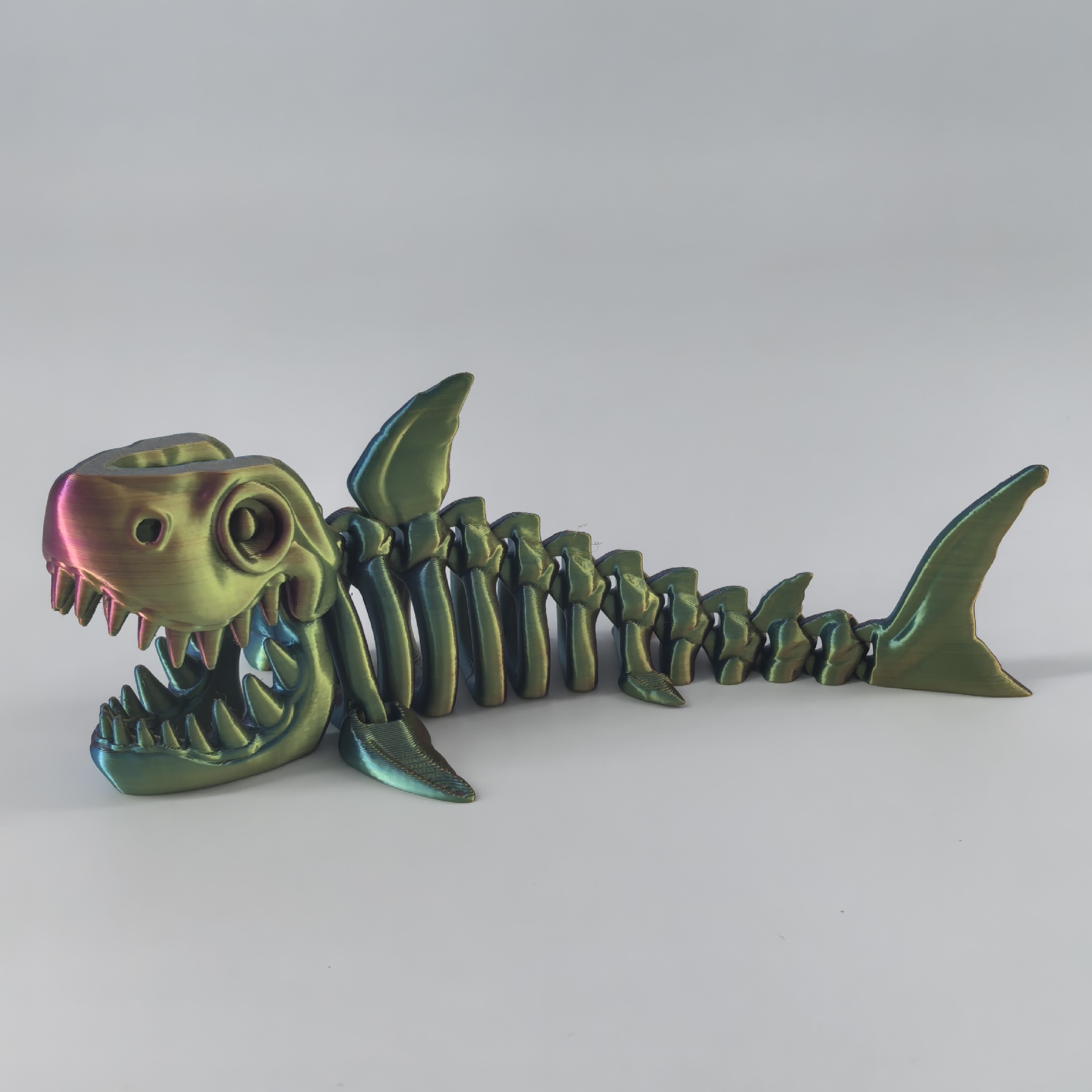 상어-레드 골드 블루