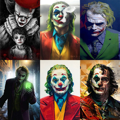 new pattern Halloween series 5d Joker Diamond Painting diy Manufactor Direct selling Diamonds Stickers a living room Decorative painting Foreign trade