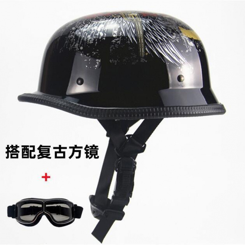Bright black skull + square mirror [free square scarf]