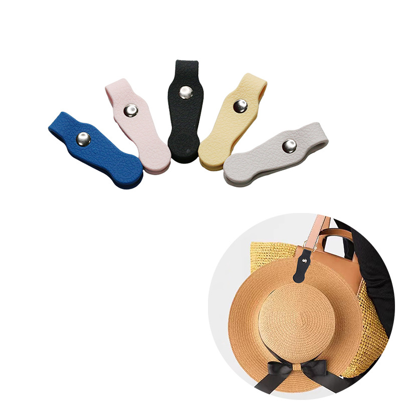 New Silicone Hat Clip Magnetic Outdoor Portable Sun Hat Clip Sunglasses Storage Clip Travel Hook Silicone Hat Clip
