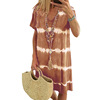 Summer dress, suitable for import, Amazon, V-neckline