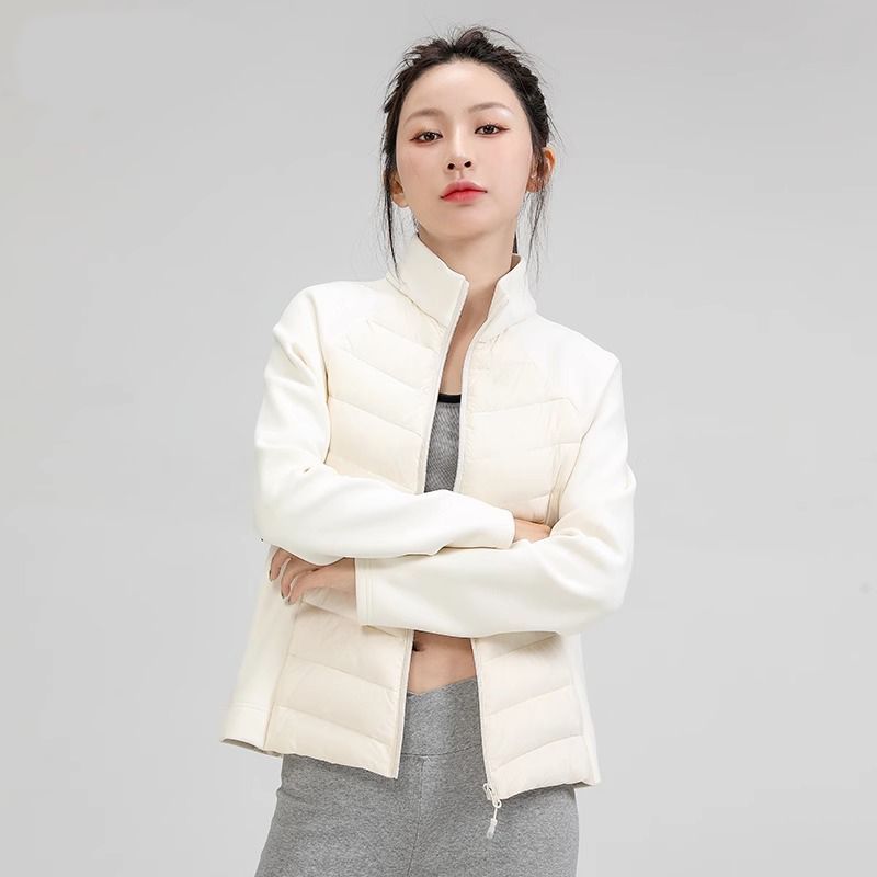 小蛮腰羽绒服女白鸭绒立领轻薄内搭秋冬保暖外套内胆收腰显瘦|undefined