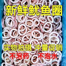 【新鲜鱿鱼圈】现切速冻鱿鱼圈鱿鱼须章鱼须八爪鱼鱿鱼花火锅食材