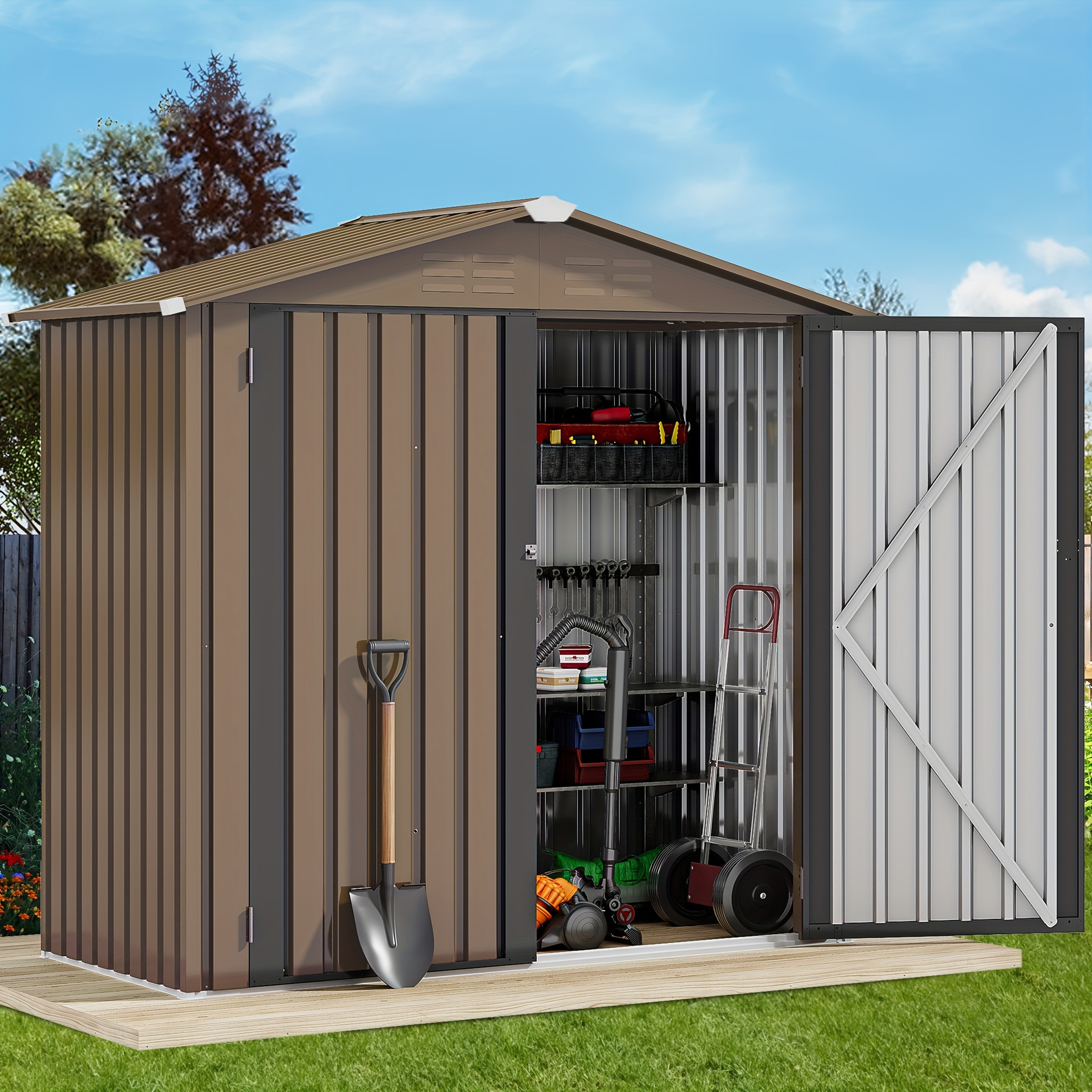 6 x4 FT Brown + Black