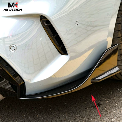 Suitable for Bmw 4 Series G22 Two-Door Abs Glossy Black Front Shovel Side Skirt Rear Lip Surround Front Lip Rear Wing (Big Surrounded) - rear-corner-abs