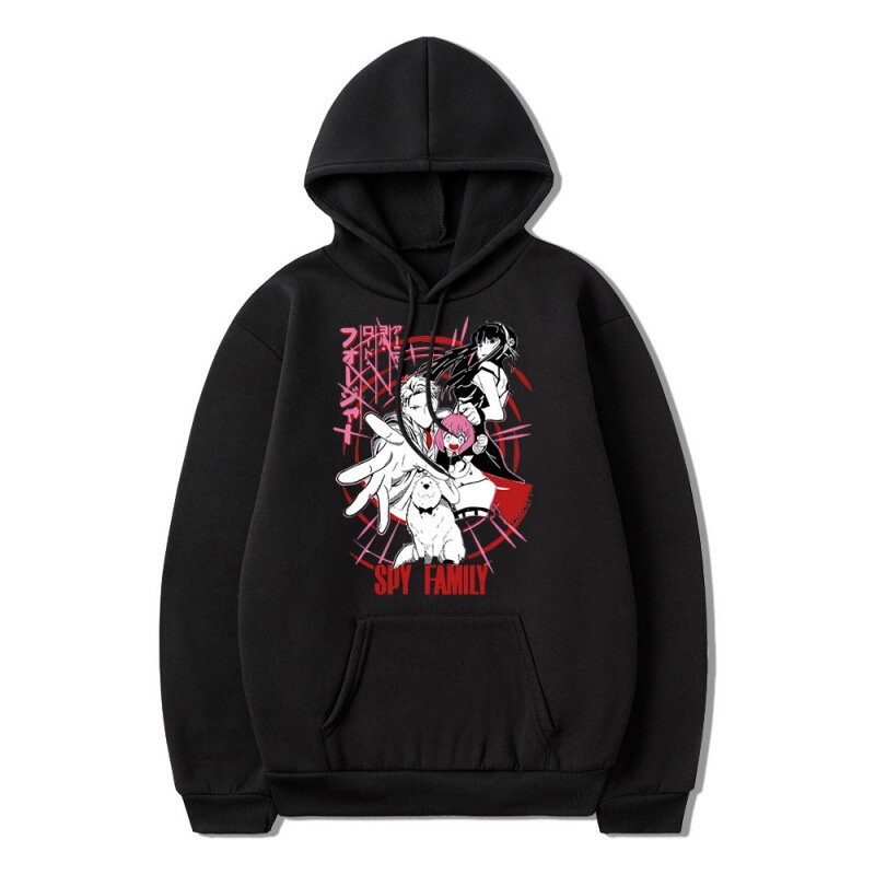 2026 Summer Spy Playhouse Printed Couple Hoodie Cross-Border Hooded Sweatshirt 2026 Summer Spy Playhouse Printed Couple Hoodie Cross-Border Hooded Sweatshirt
