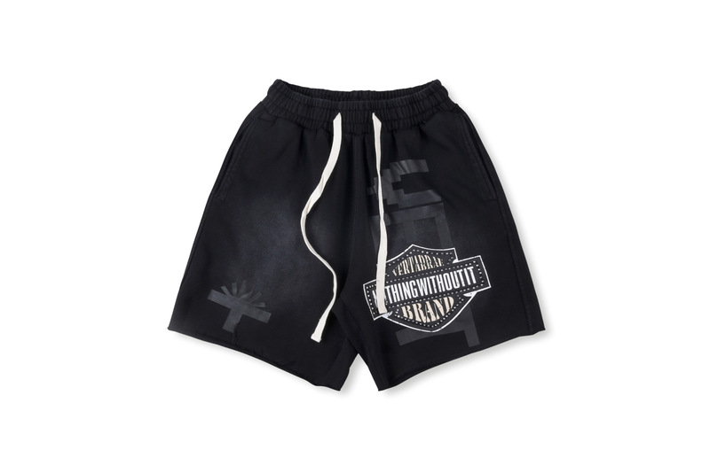 跨境外贸男女明星同款Vertabrae sweatpants镶钻立体字休闲长裤|undefined