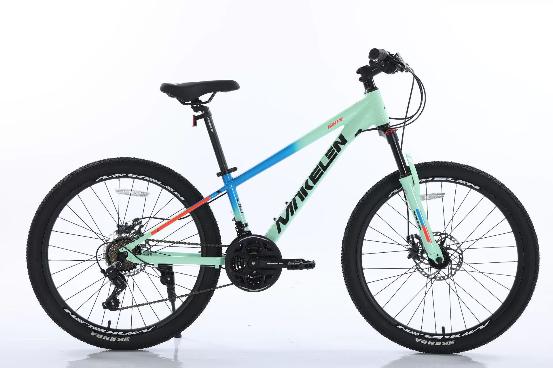 Makelen Michael GRIX Glix 24 -inch 3X7 -speed 21 -speed Mountain vehicle children bicycle