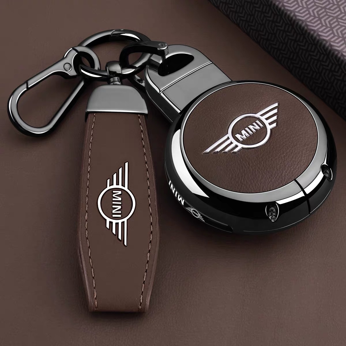 Suitable for Bmw Mini Country Key Cover Mini Shell Man Bag Cooper Buckle F54F55F56F60 Men and Women