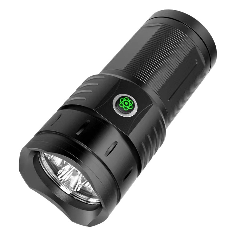 Vino detector linterna al aire libre Super brillante pequeña pistola de acero linterna fuerte luz de alta potencia patrulla reflector 5 P50 mecha