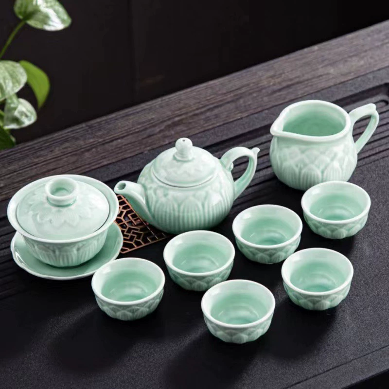 Tea set, ceramic tea cup, gift box, simple and elegant design
