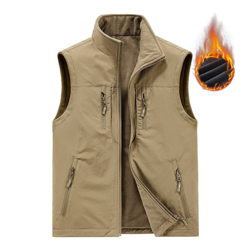 Autumn and Winter Fleece Vests, Foreign Trade Polar Fleece Vests, Large Size Vests, Double-Sided Wear, Thickened Vests, Wholesale Autumn and Winter Fleece Vests, Foreign Trade Polar Fleece Vests, Large Size Vests, Double-Sided Wear, Thickened Vests, Wholesale