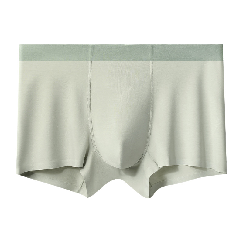 Boxers sans coutures pour hommes en modal, respirants et antibactériens, doux et hypoallergéniques, ceinture ajustée 10A_voghion.com