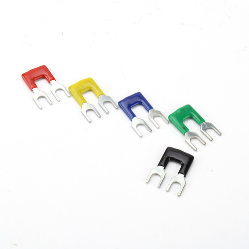 TB1502 terminal block connecting piece brass cold-pressed 2-position terminal block shorting bar bus bar shorting piece