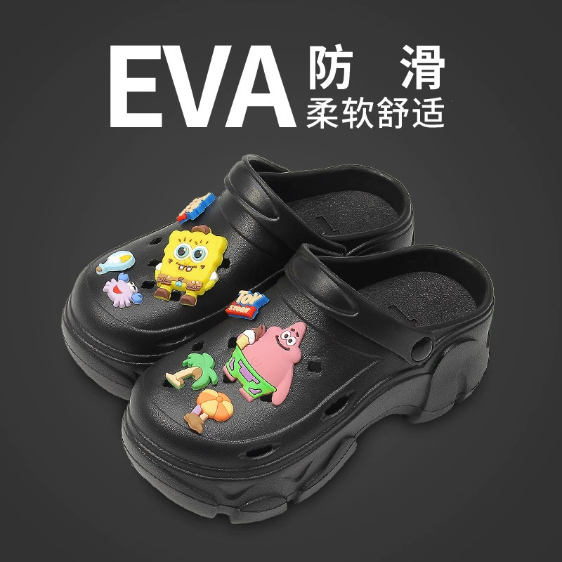 Мультяшные пещерные туфли женщины увеличиваются летом