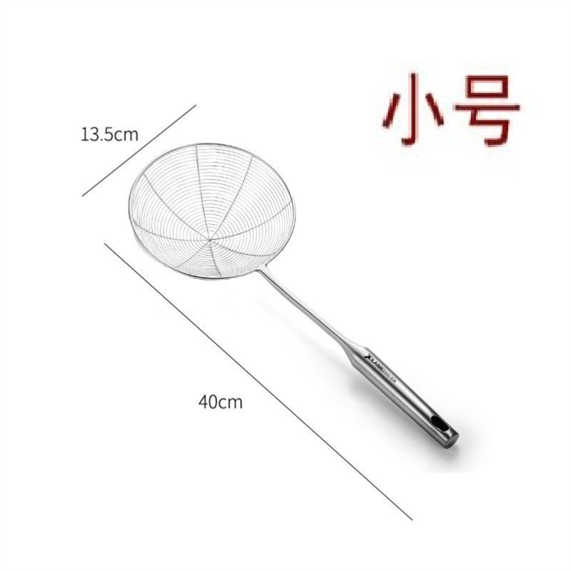Acero inoxidable cucharas de cocina de filtro de panela caliente red de filtro de fideos caseros bolinillos tamiz de malla de cocina frita tamiz de malla de cocina