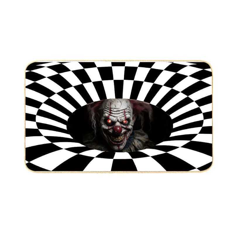 アマゾン工場のハロウィンの透かし彫りの装飾のじゅうたんの3d視覚の立体的なマットの玄関の家の入り口の足のマットの卸売り|undefined