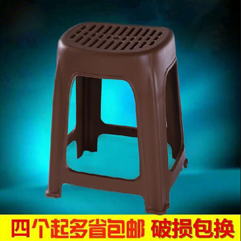 taburetes de plástico grueso taburetes altos taburetes de baño para adultos taburetes domésticos duraderos nórdicos taburetes simples taburetes redondos antideslizantes