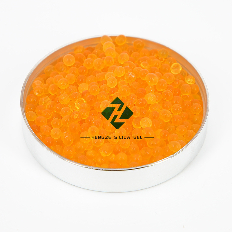 无钴变色硅胶桔色硅胶橙色硅胶干燥剂试剂级无氯化钴橘变白