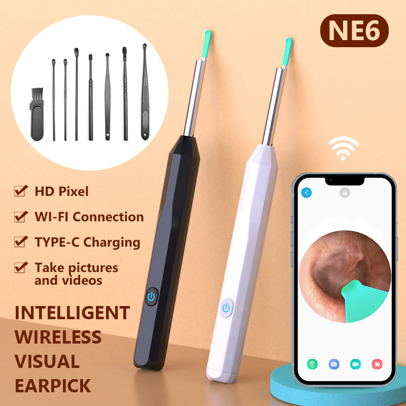 Cross-border intelligent video endoscope TaoErShao pick ears