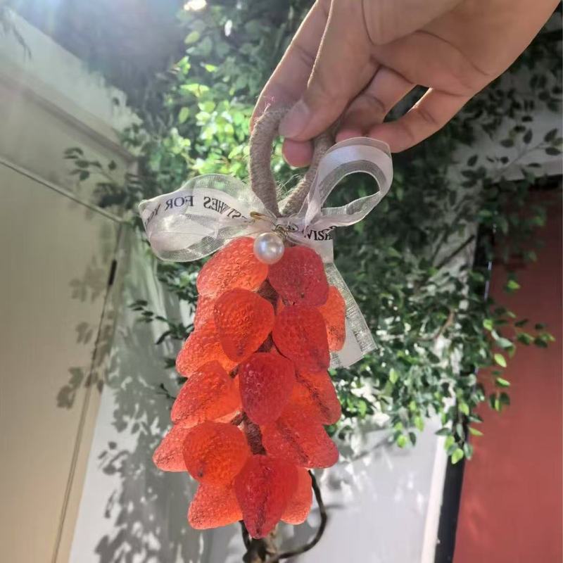 纯手工天然制造水晶草莓葡萄串精油香皂 洗肉沐浴送亲朋好友|undefined