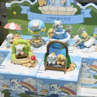 Line Puppy Travel Diary Series Blind Box Фигурка Модная игрушка Кукла Настольный орнамент Кукла Машина Gashapon Toy