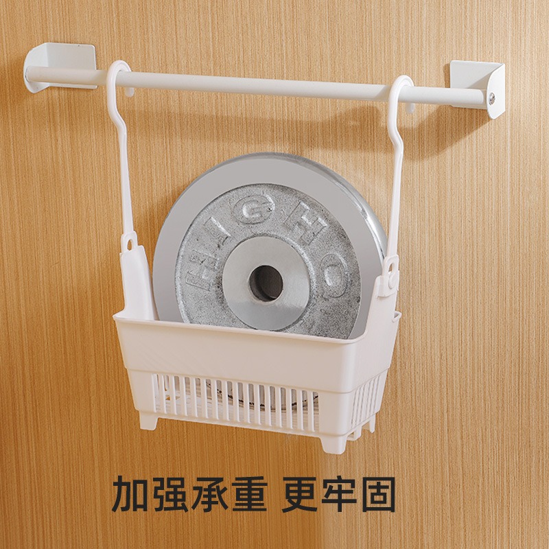 Armario de almacenamiento de ropa interior multifuncional estante de almacenamiento de ropa interior de baño colgante multicapa cesto de drenaje casero de doble gancho