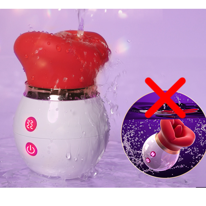 Máy Rung Liếm Kích Thích Hạt Le Điểm C Nữ Giới Vệ sinh máy rung liếm tránh nhúng trực tiếp vào nước