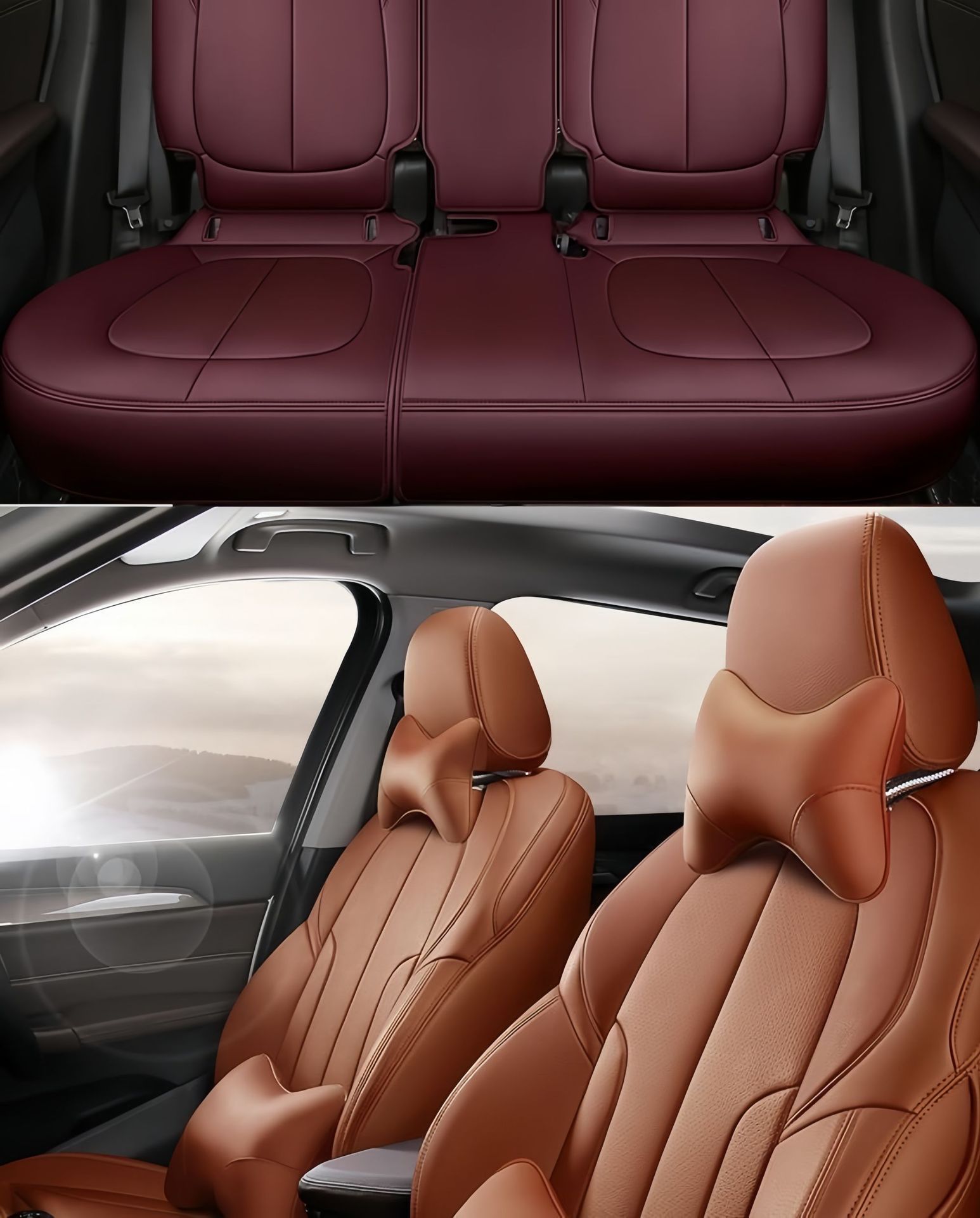 Full-cover genuine leather car seat covers for Beijing Hyundai Reina, YueDong, LingDong, Feista, MingTu, LangDong seat cushions