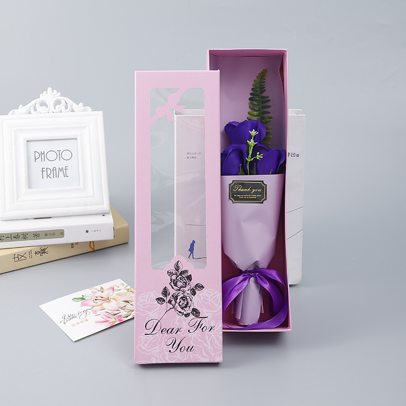 Sanba diosa Festival creativo Rosa jabón ramo caja de regalo para hombre novia regalo empresa actividad regalo