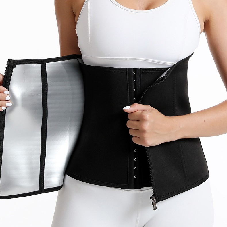 Cross-border waist trainer, European and American style waist shaping belt with buckle, neoprene waist trainer, sweat-inducing abdominal binder