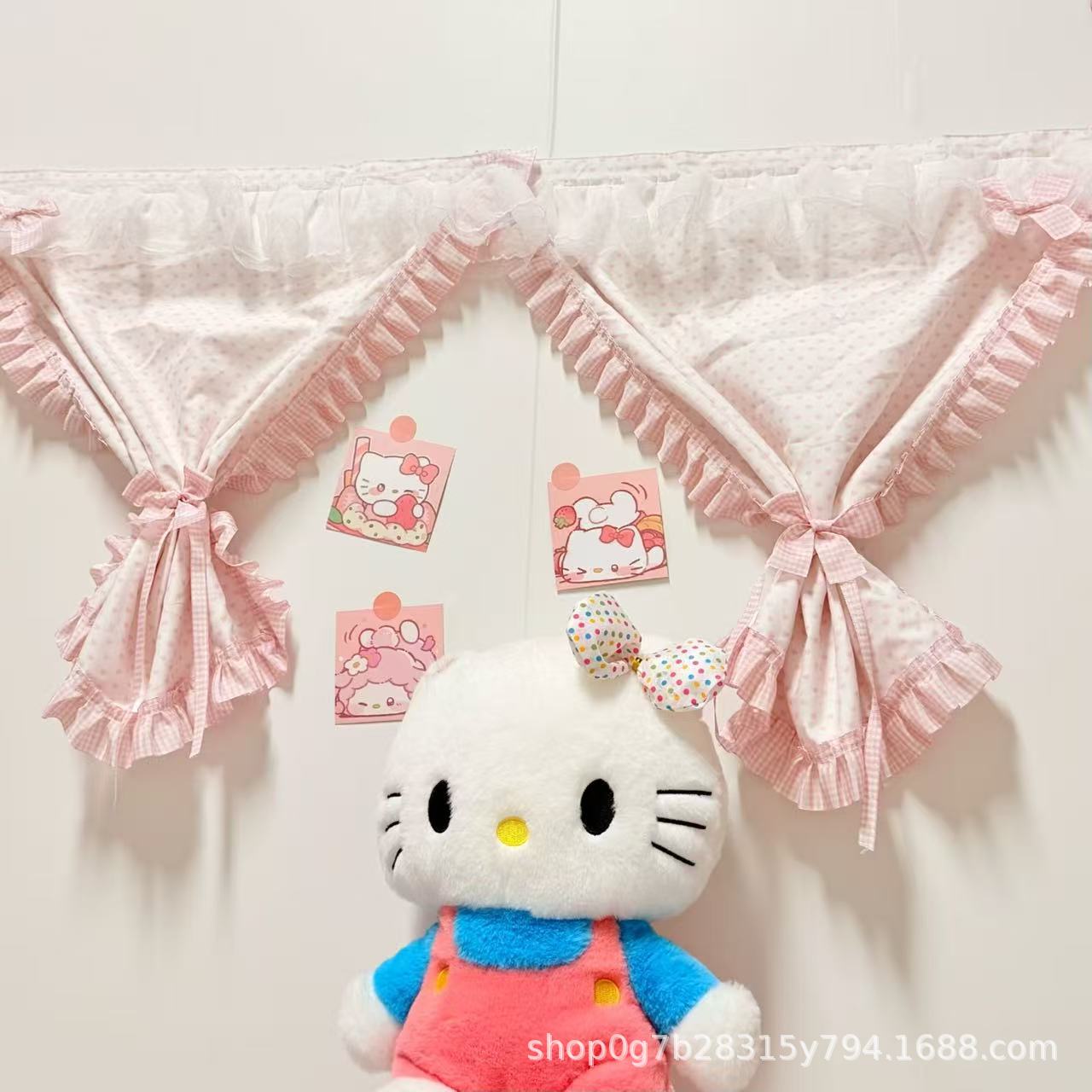 New Style Fresh and Simple Door Curtain for Home Bedroom Room Partition Curtain Bathroom Curtain No-Drill Door Curtain